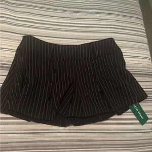 SHEIN Black and White Striped Skirt